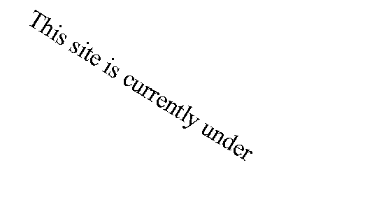 Text Box: This site is currently under 